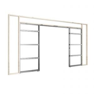 Rocket Door Frames: Double Pocket Door Kit