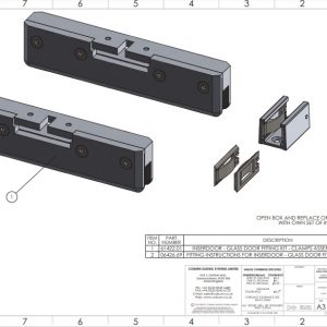 Coburn: Inserdor Glass Door Fitting Infographic