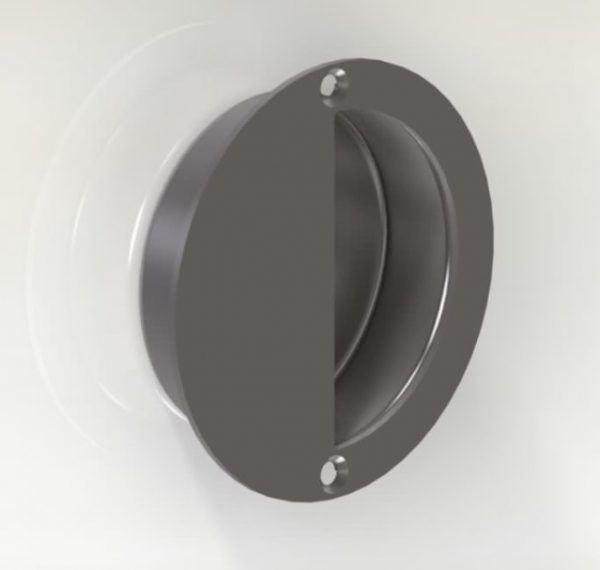 Coburn: Stainless Steel Round Flush Handle