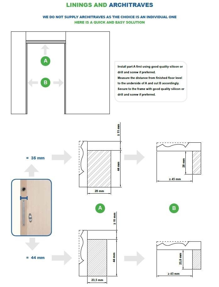 Rocket Door Frames Pocket Door Kit Fitting Instructions