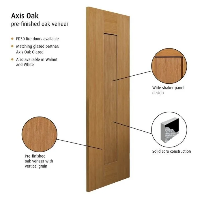 DoorMate - Axis Oak Pocket Door Features