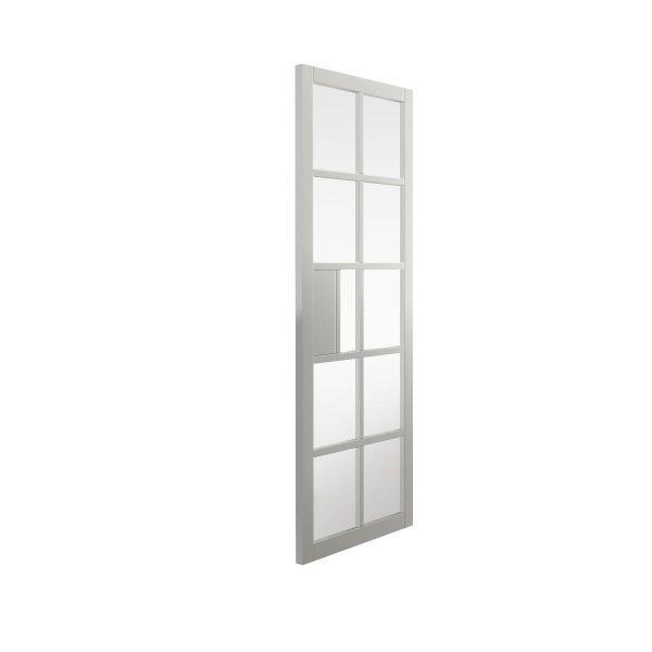 DoorMate - Plaza White Glazed Pocket Door